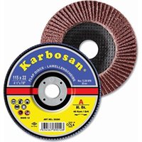 115X22 60 KUM NK KONIK FLAP DISK KARBOSAN
